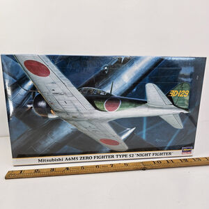 SEALED Hasegawa 1/48 Mitsubishi A6M5 Zero Fighter Type 52 Night Fighter 09543